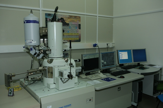 Field emission Scanning Electron Microscope with EDX and EBSD systems, equipped with in-situ cooling-heating stage. 
